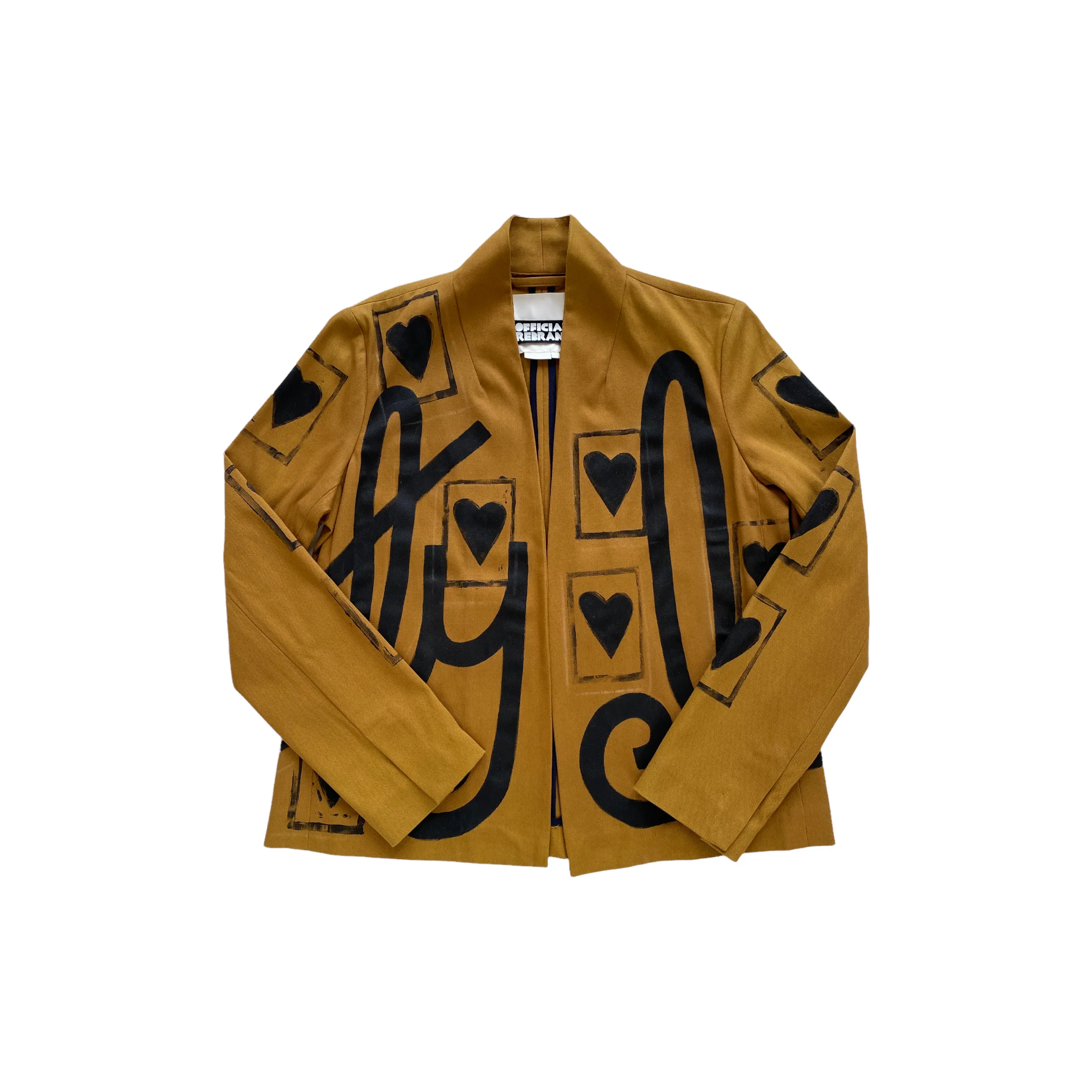 LOYALTY ochre blazer