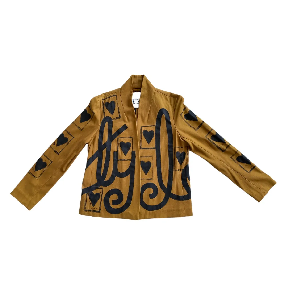 LOYALTY ochre blazer