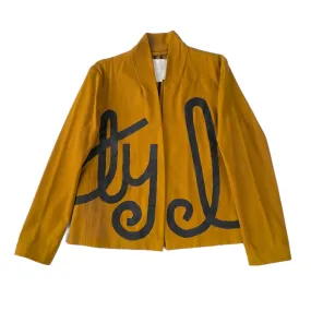 LOYALTY ochre blazer