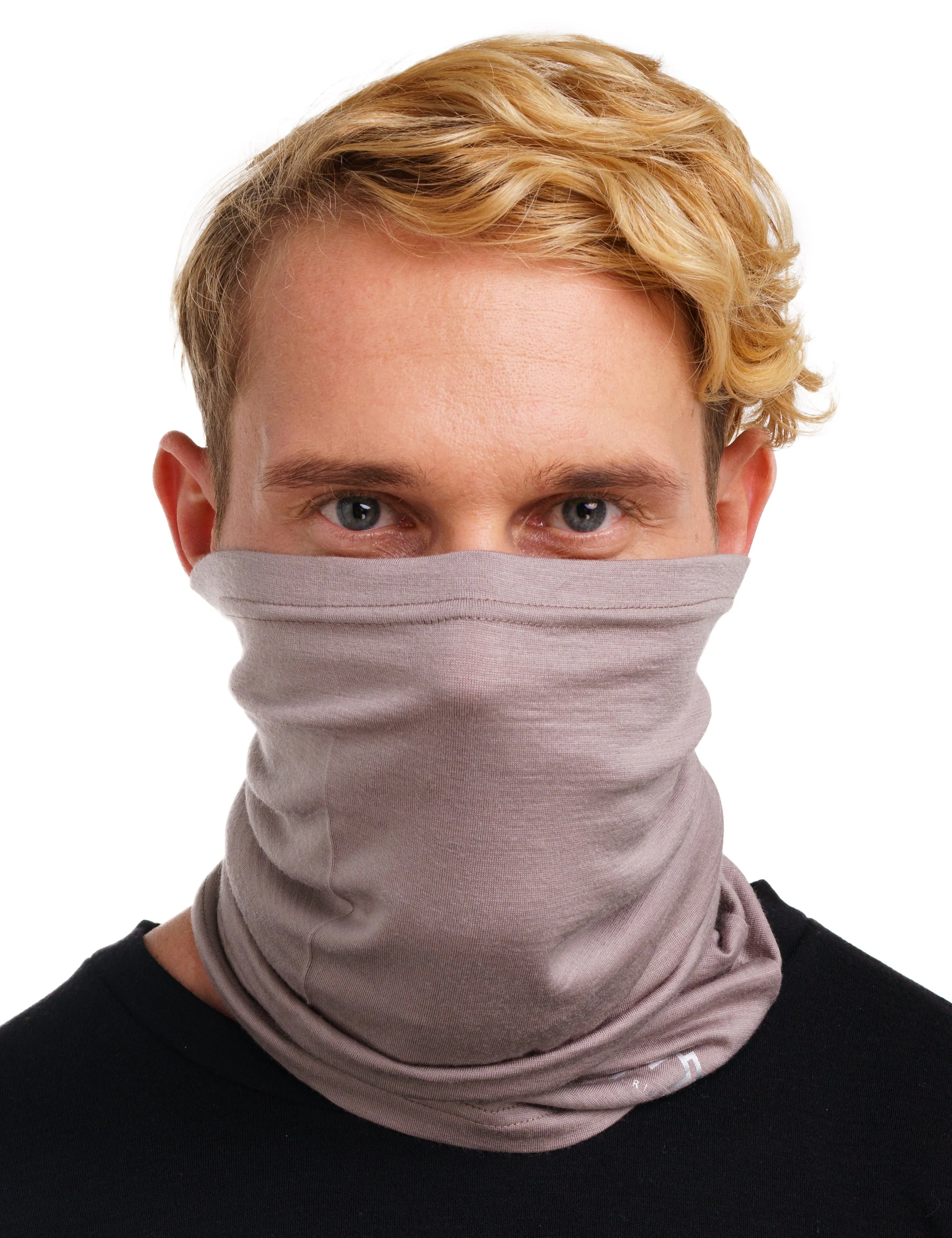 Merino Neck Gaiter 165 Grey Marl