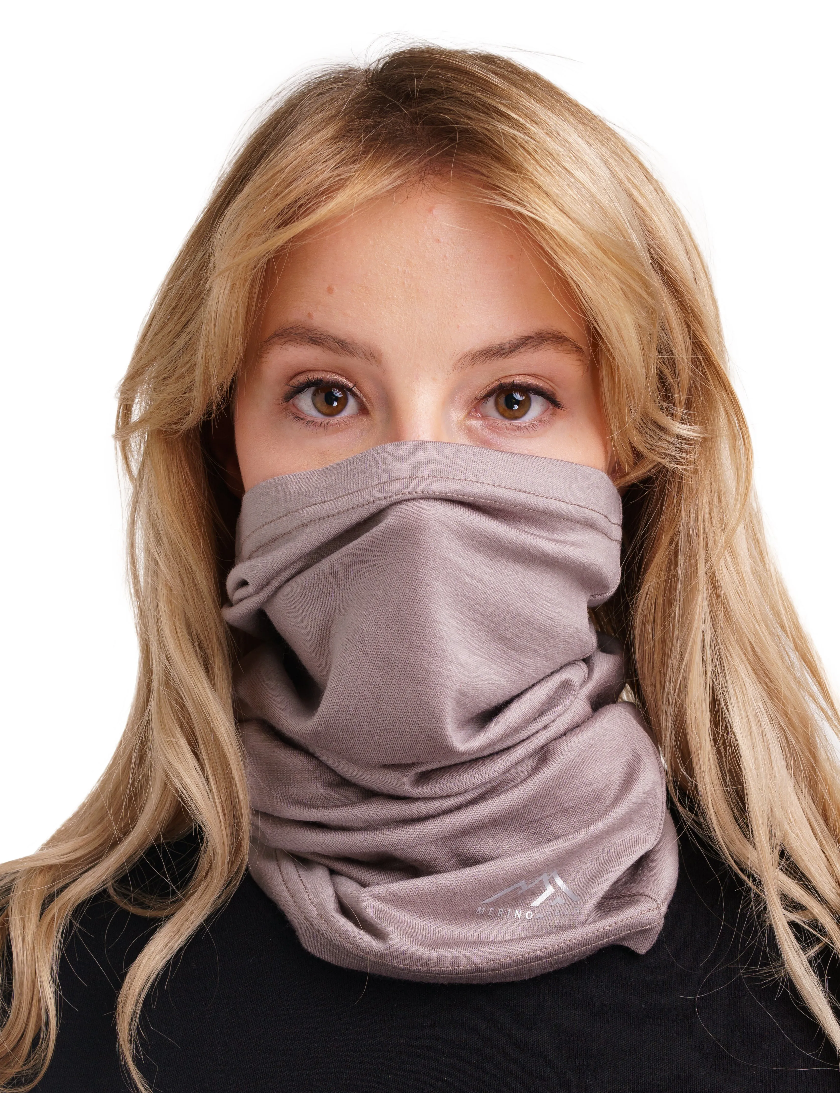 Merino Neck Gaiter 165 Grey Marl