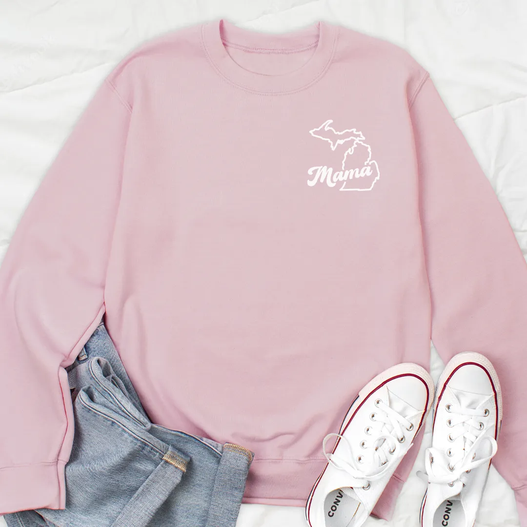 Michigan Mama Crewneck Sweatshirt (CLOSEOUT)