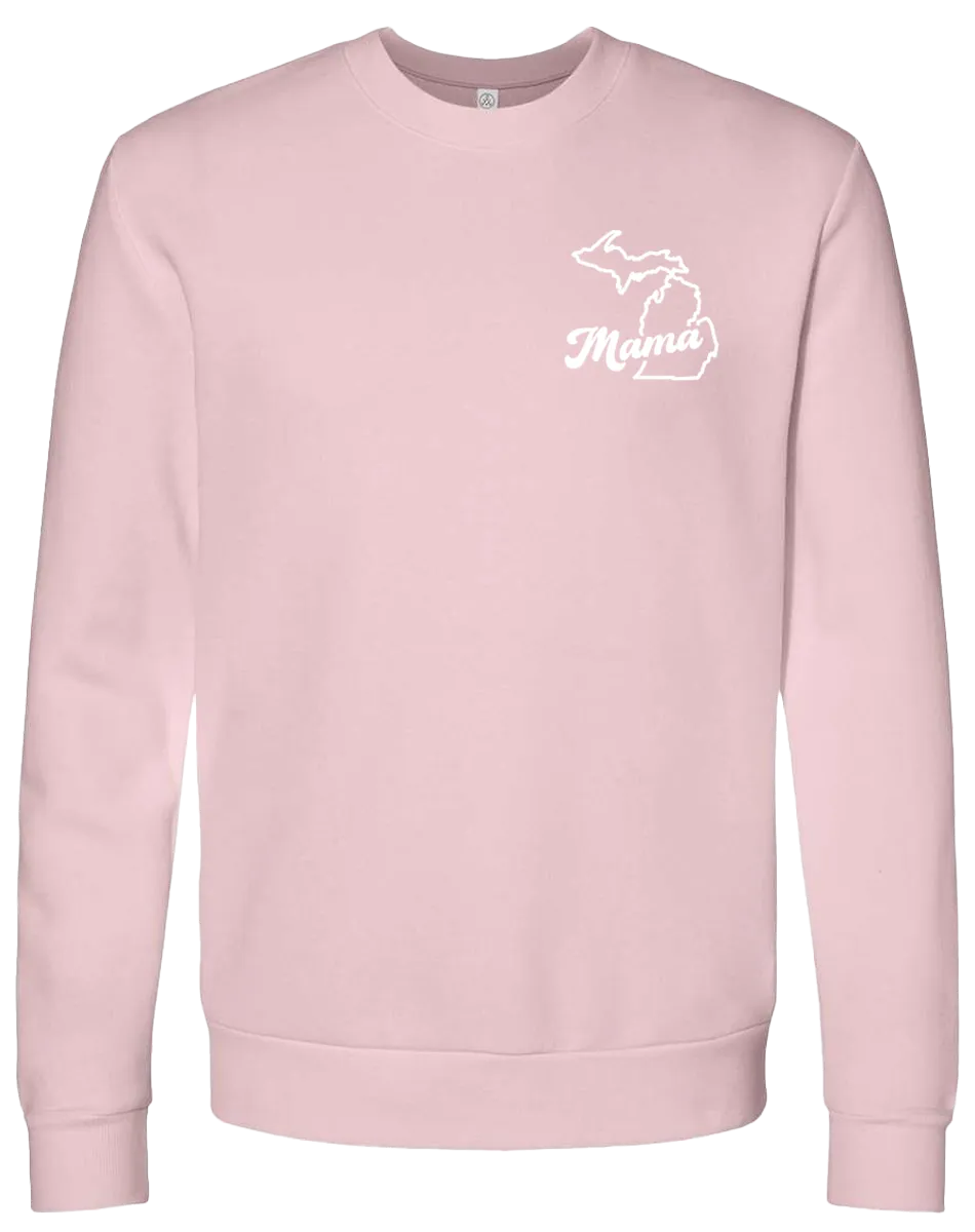 Michigan Mama Crewneck Sweatshirt (CLOSEOUT)