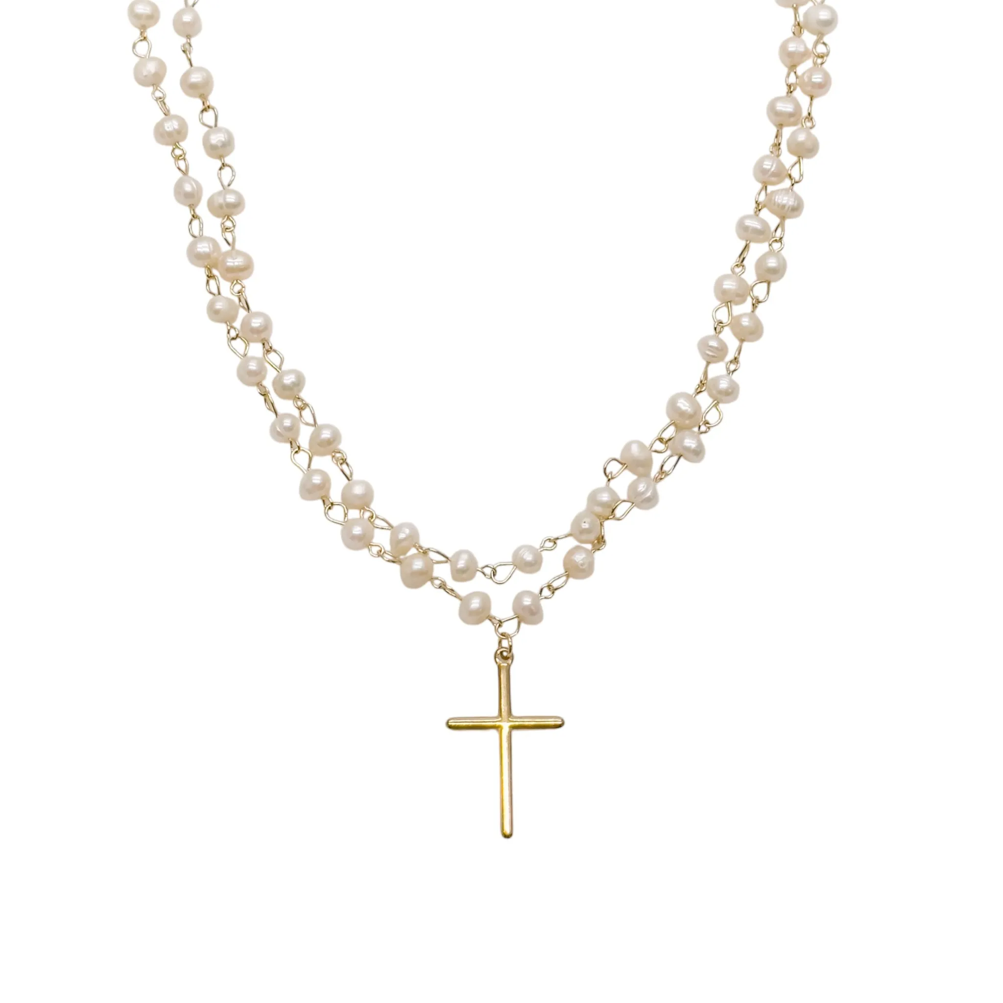 Monarch Cross Necklace