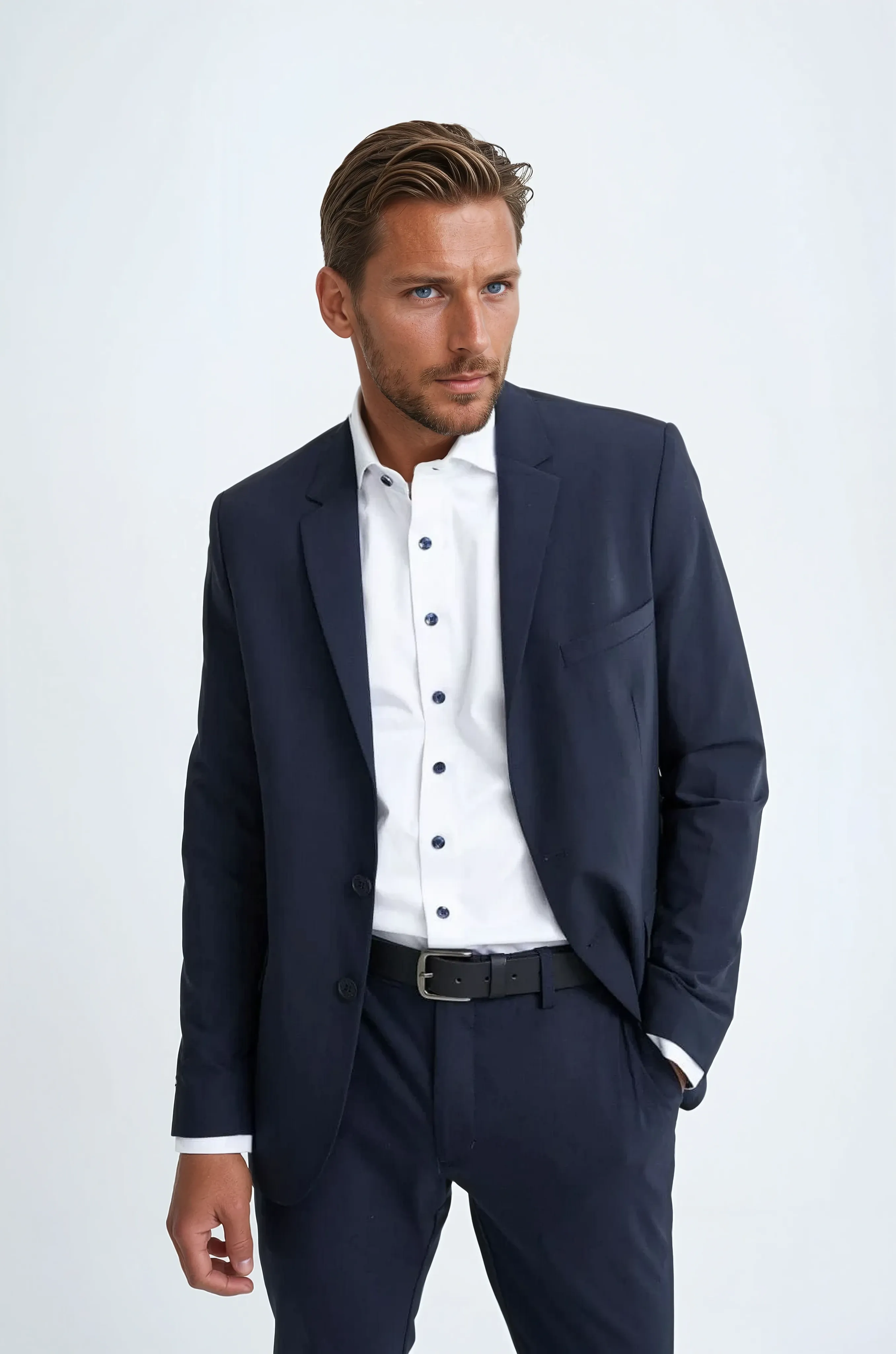 Navy Stretch Performance Blazer