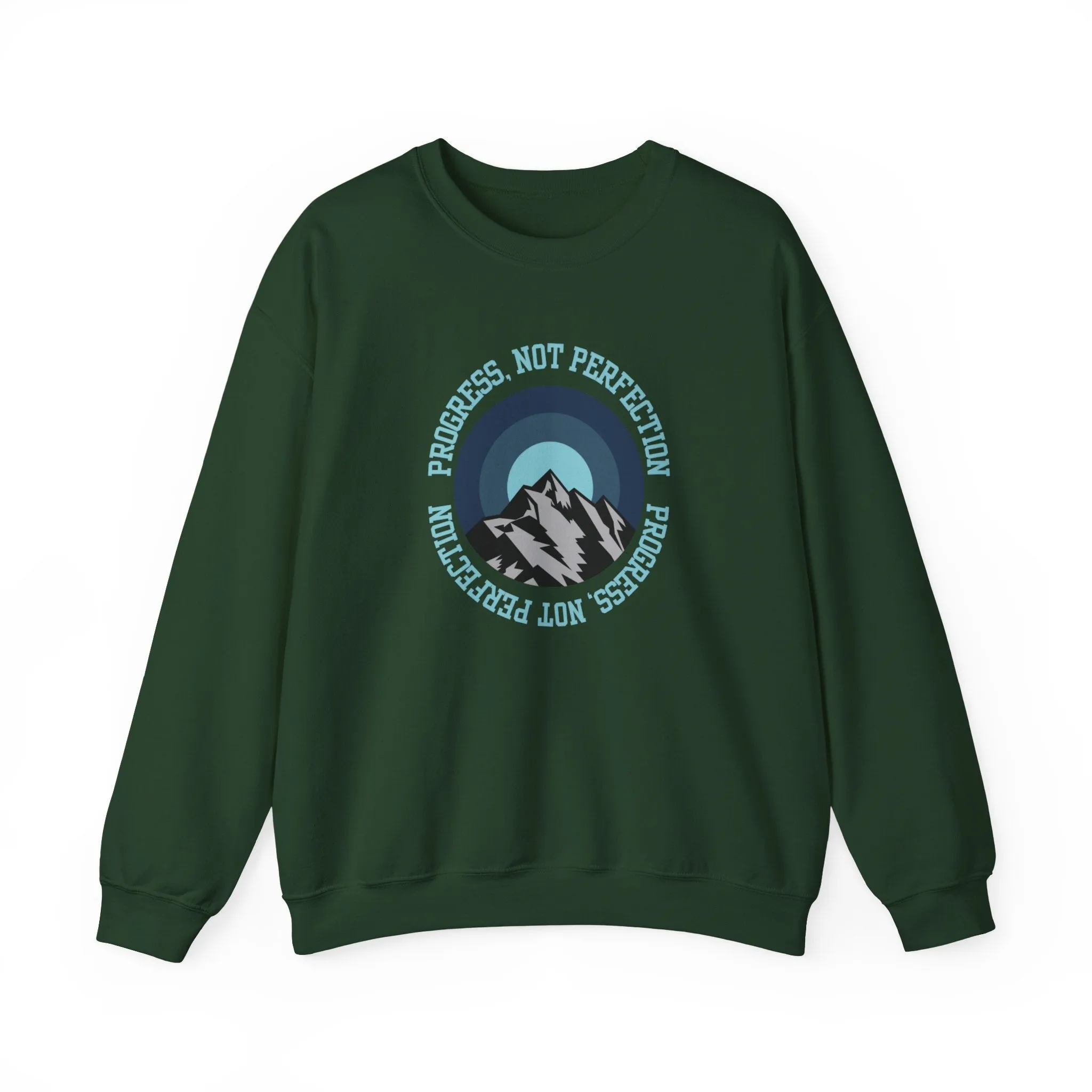 Progress Not Perfection Men's Empowerment Sweatshirt: Strive for Success with Comfortable Confidence