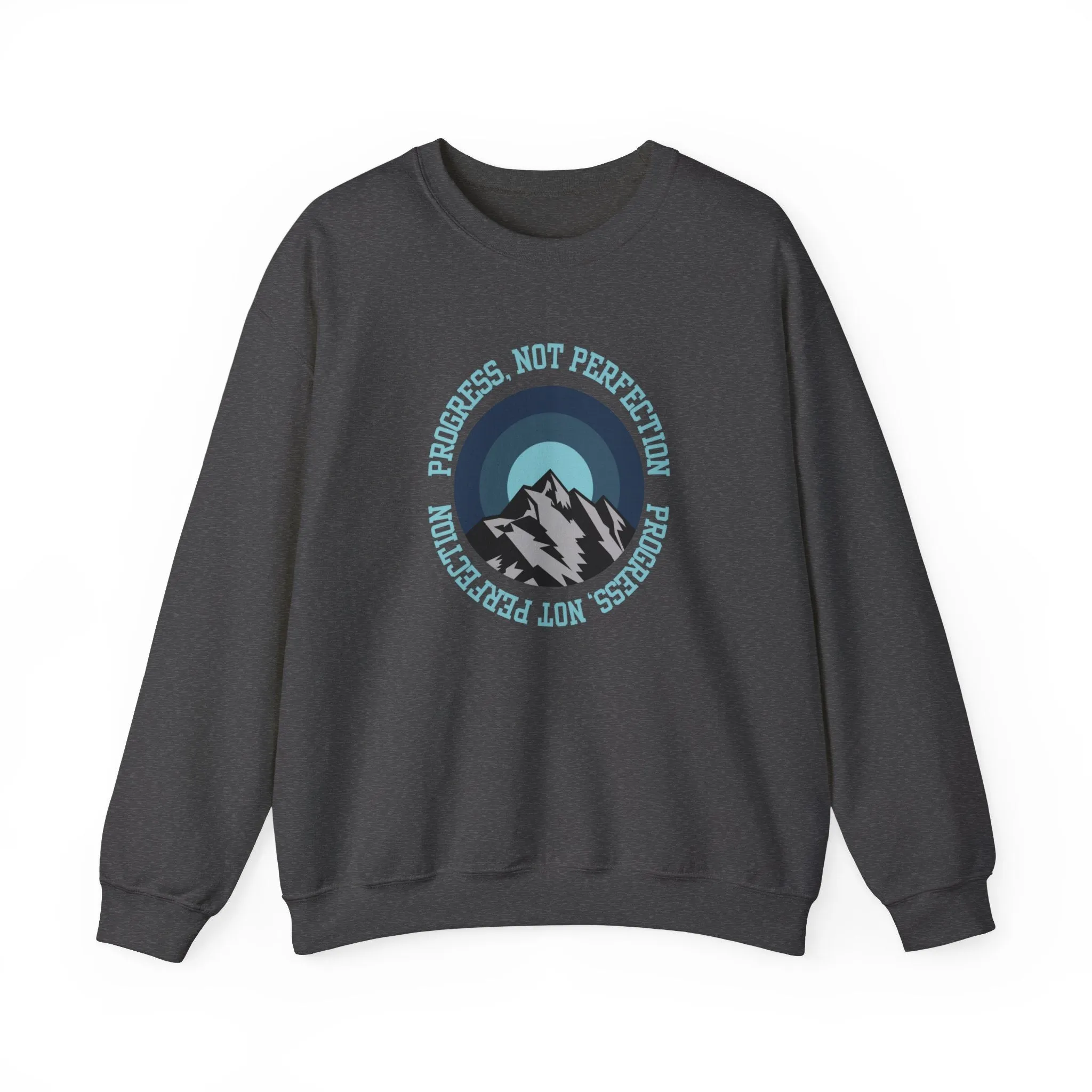Progress Not Perfection Men's Empowerment Sweatshirt: Strive for Success with Comfortable Confidence