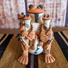 "Frog Storyteller" by Lucero Gachupin SWT-POT-1000