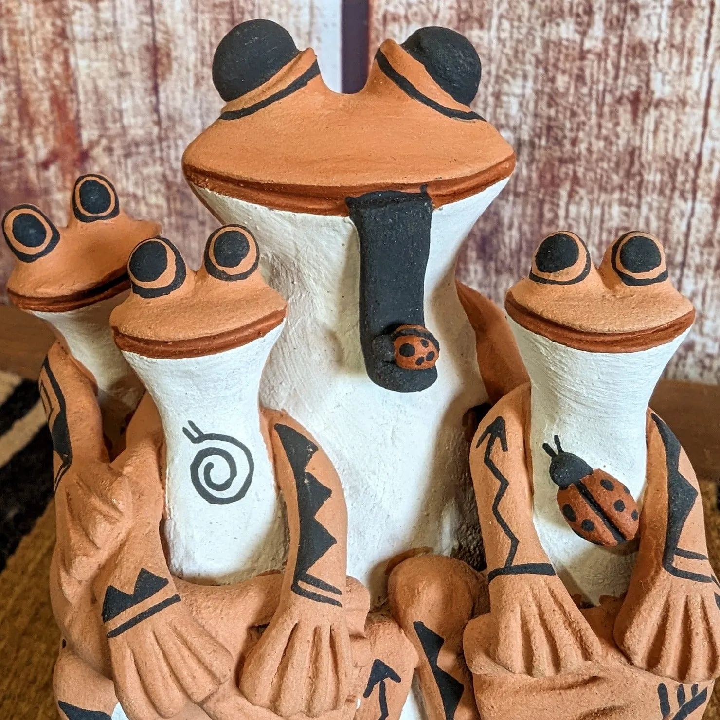 "Frog Storyteller" by Lucero Gachupin SWT-POT-1000
