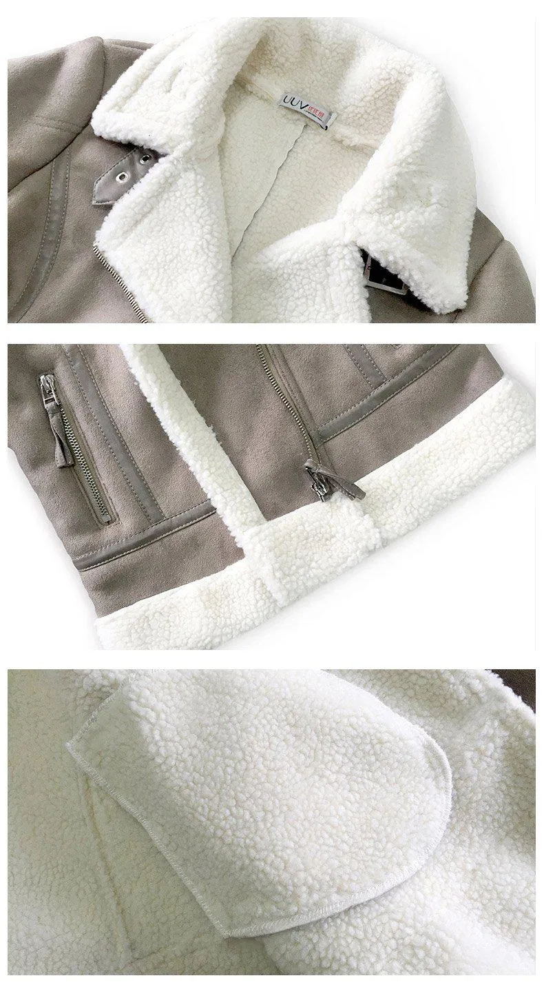 Retro Rider Suede Coat