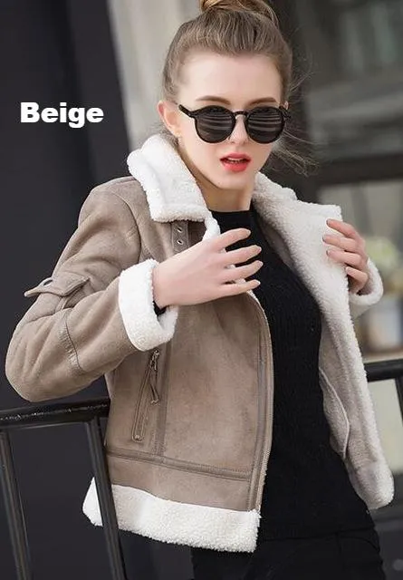 Retro Rider Suede Coat