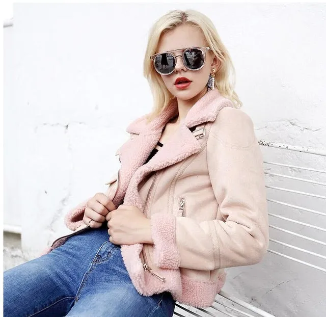 Retro Rider Suede Coat
