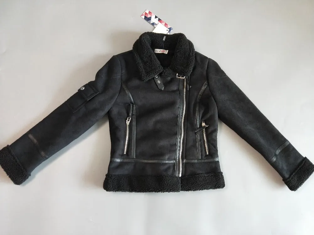 Retro Rider Suede Coat