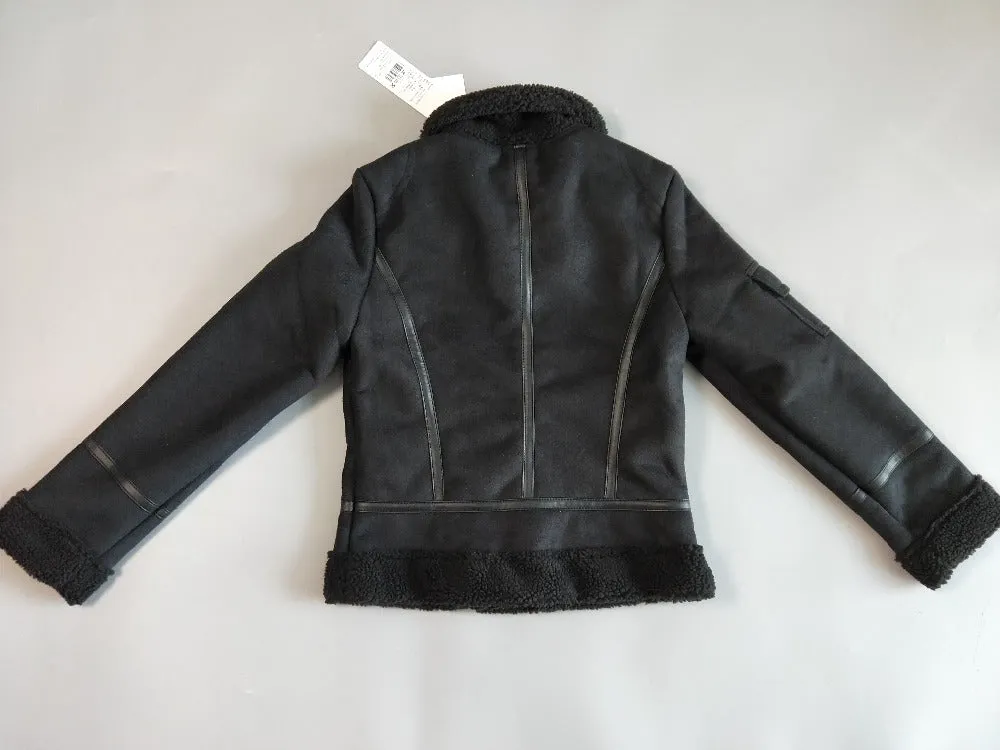 Retro Rider Suede Coat