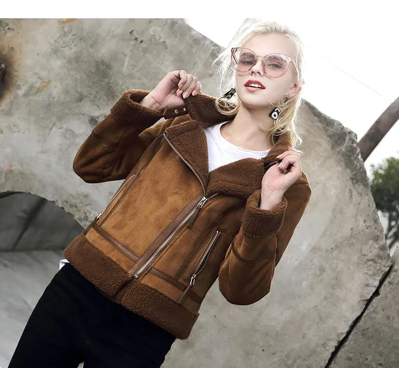 Retro Rider Suede Coat