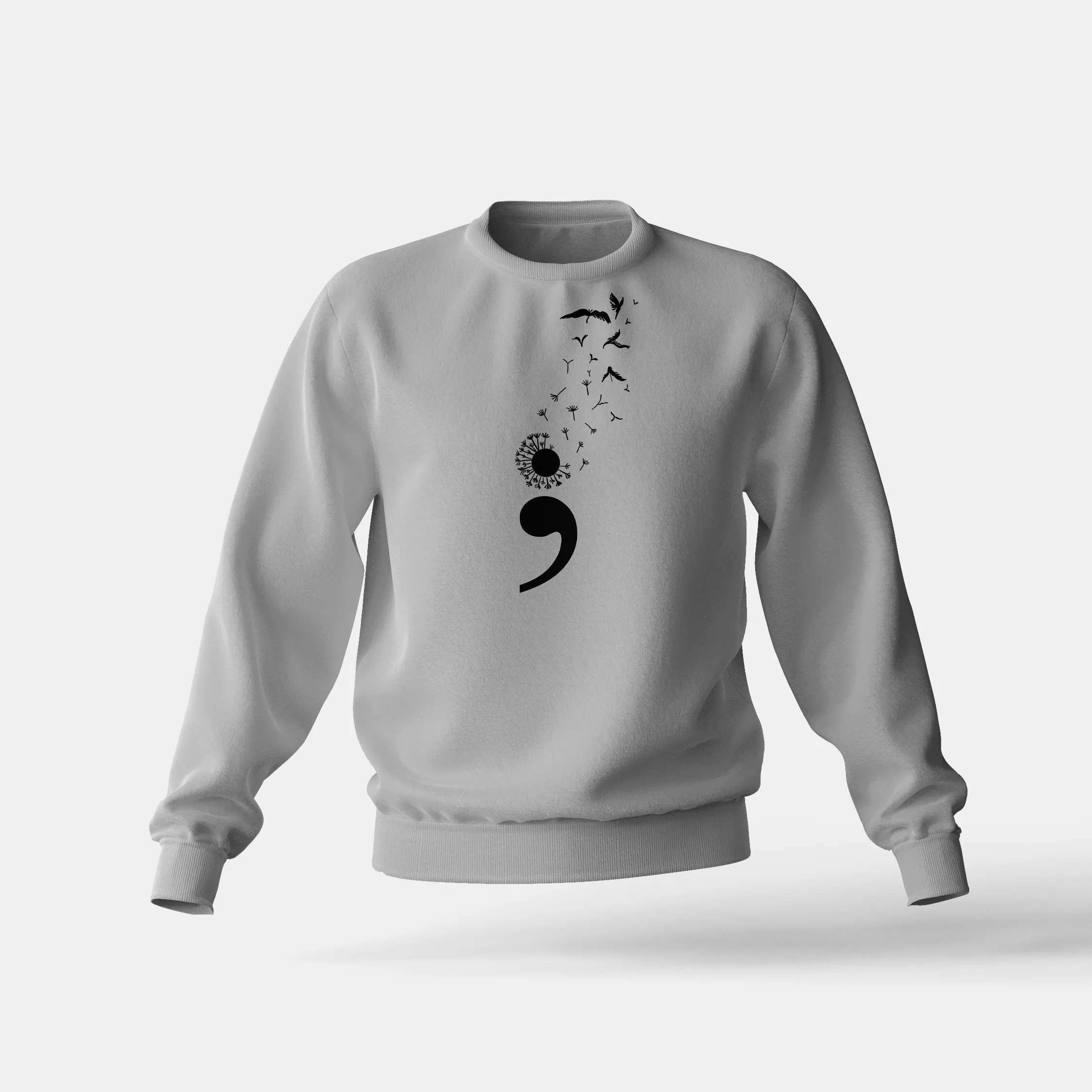 Semicolon Dandelion - Sweatshirt