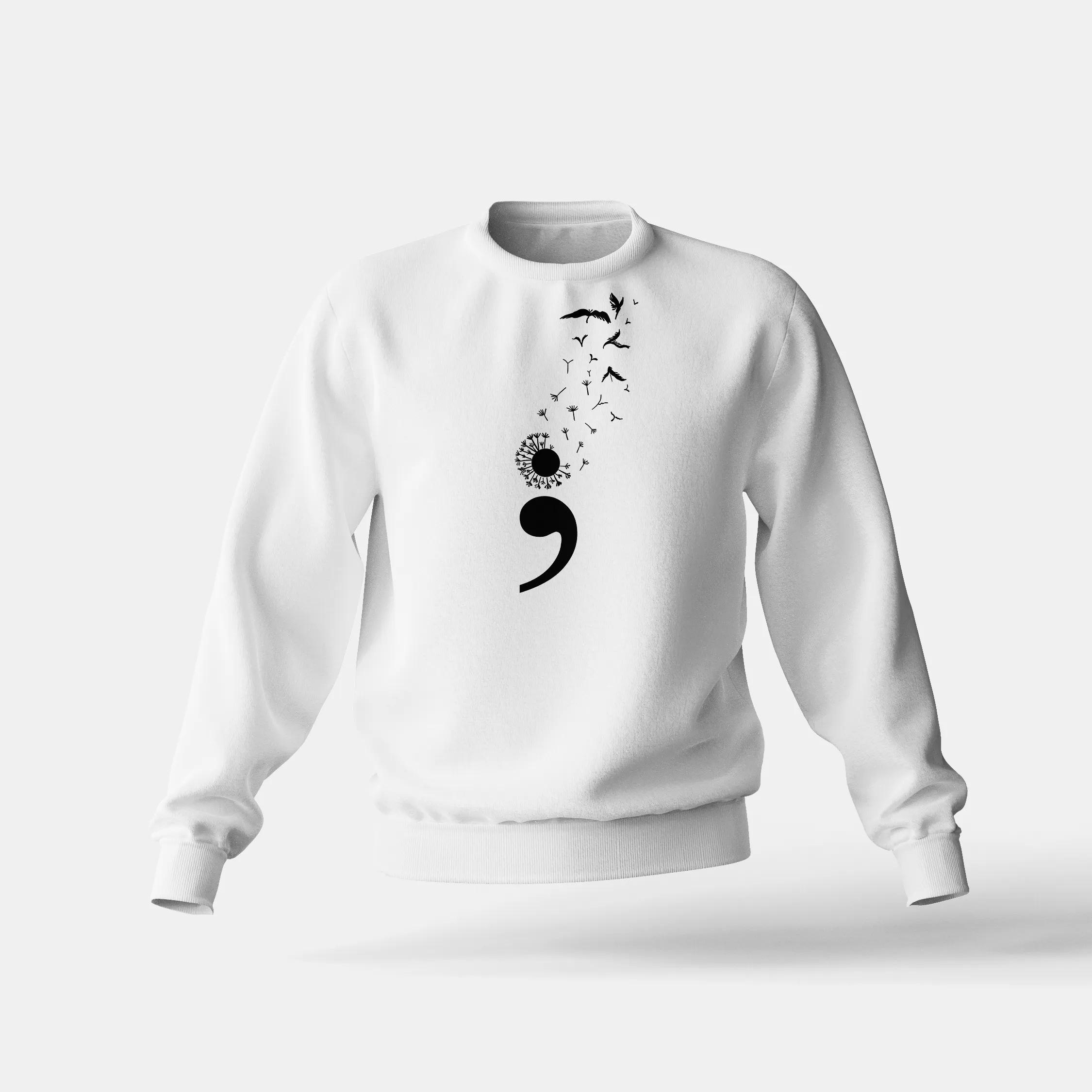 Semicolon Dandelion - Sweatshirt