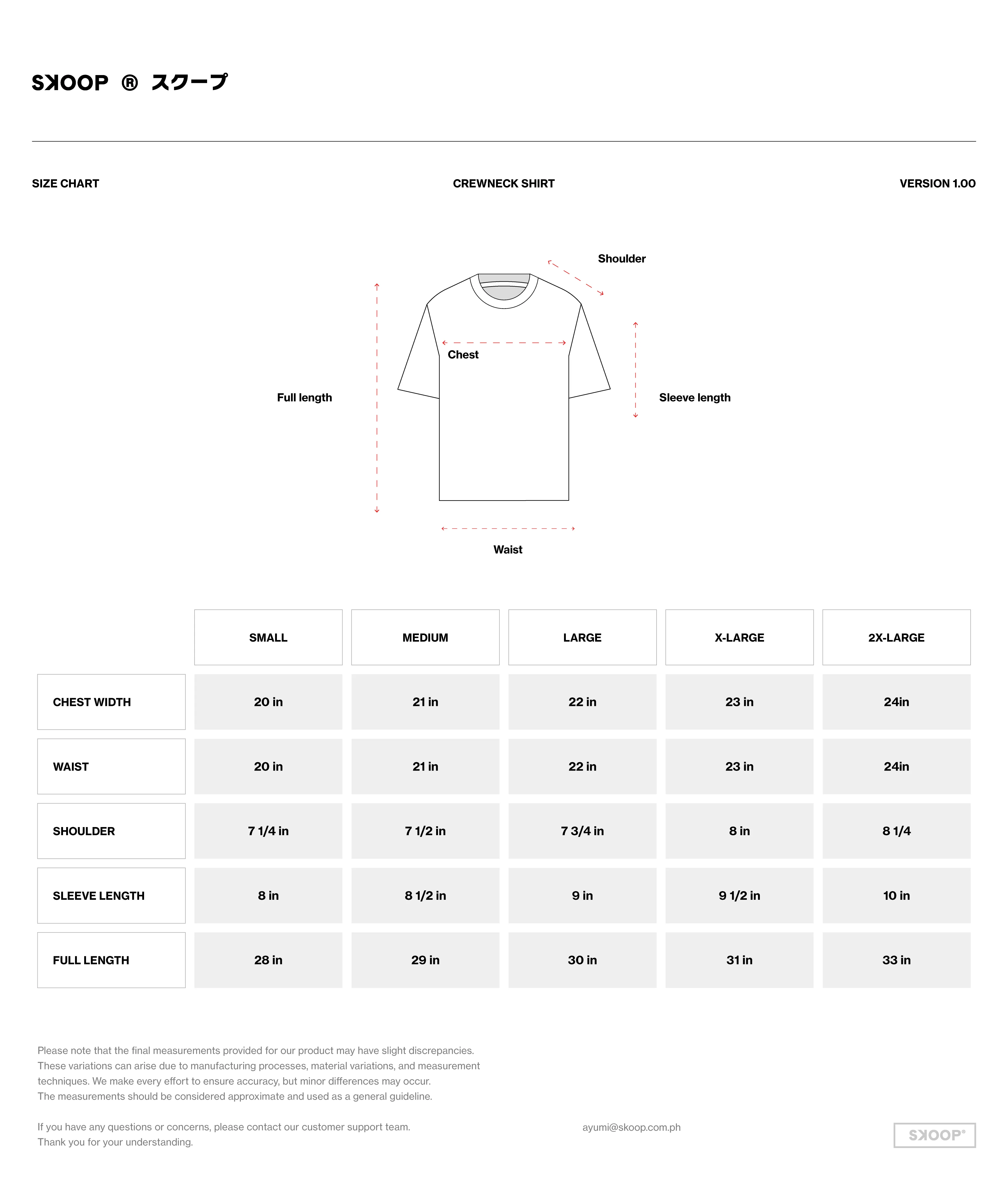 SKOOP® Basiks Crew Neck Shirt Storm