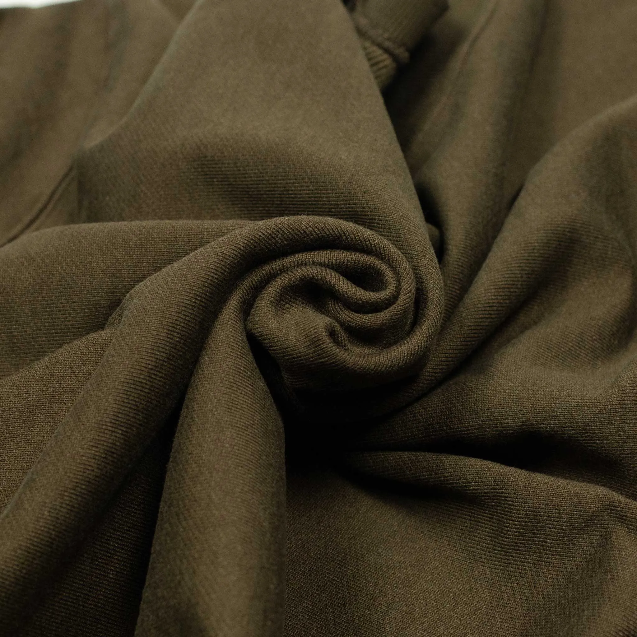 Soft and Hard crewneck sweatshirt in khaki brown cotton
