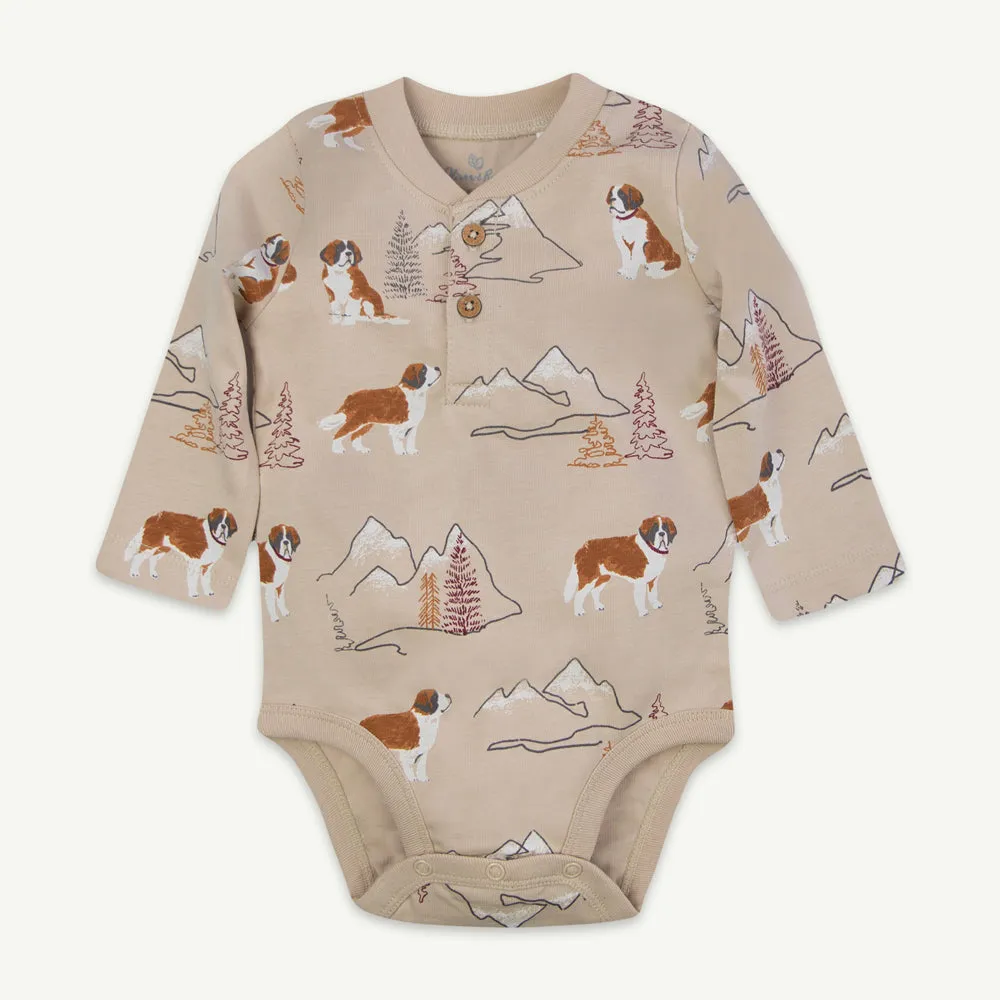 St. Bernard Long Sleeve Bodysuit