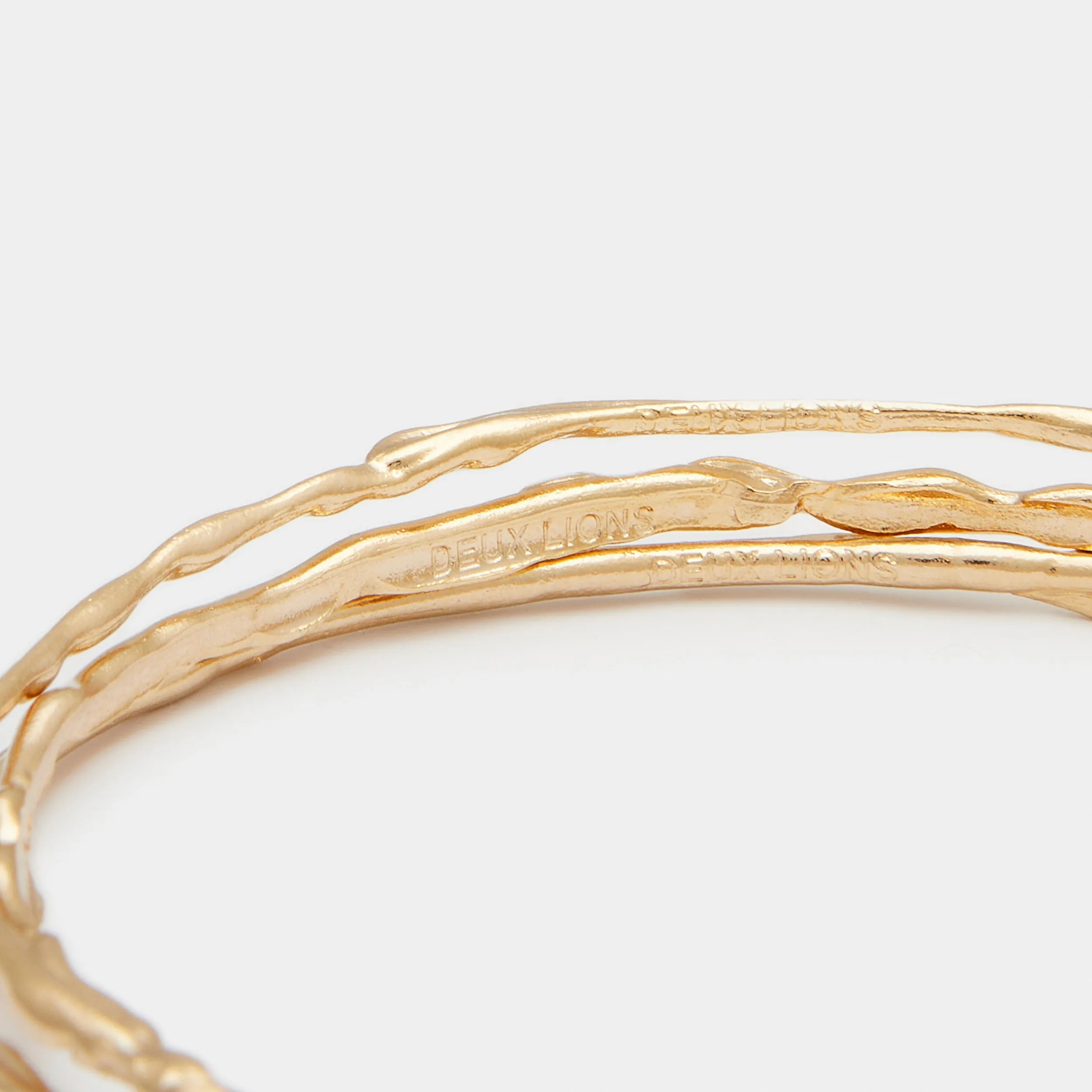 Terra Bangle Set in Gold