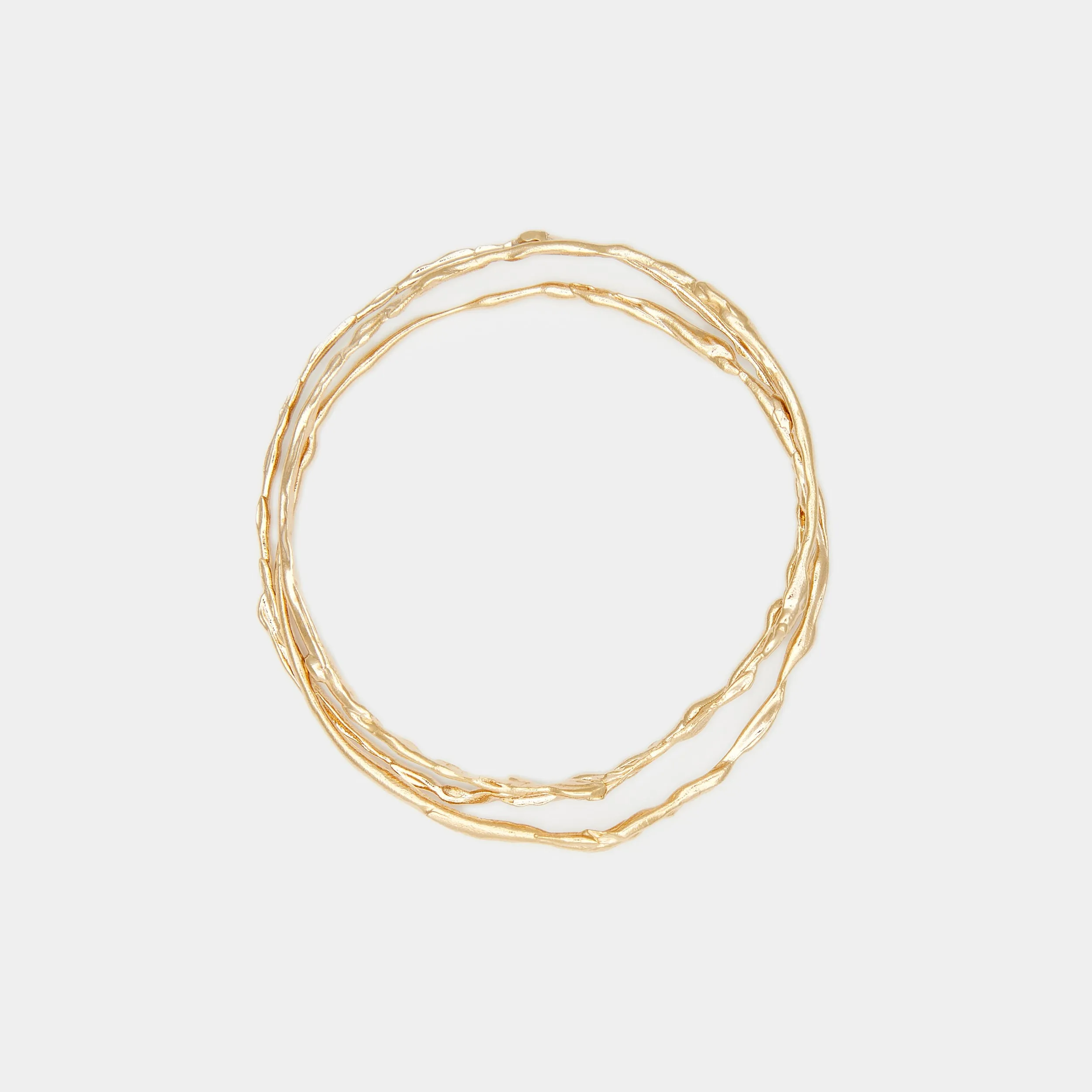 Terra Bangle Set in Gold