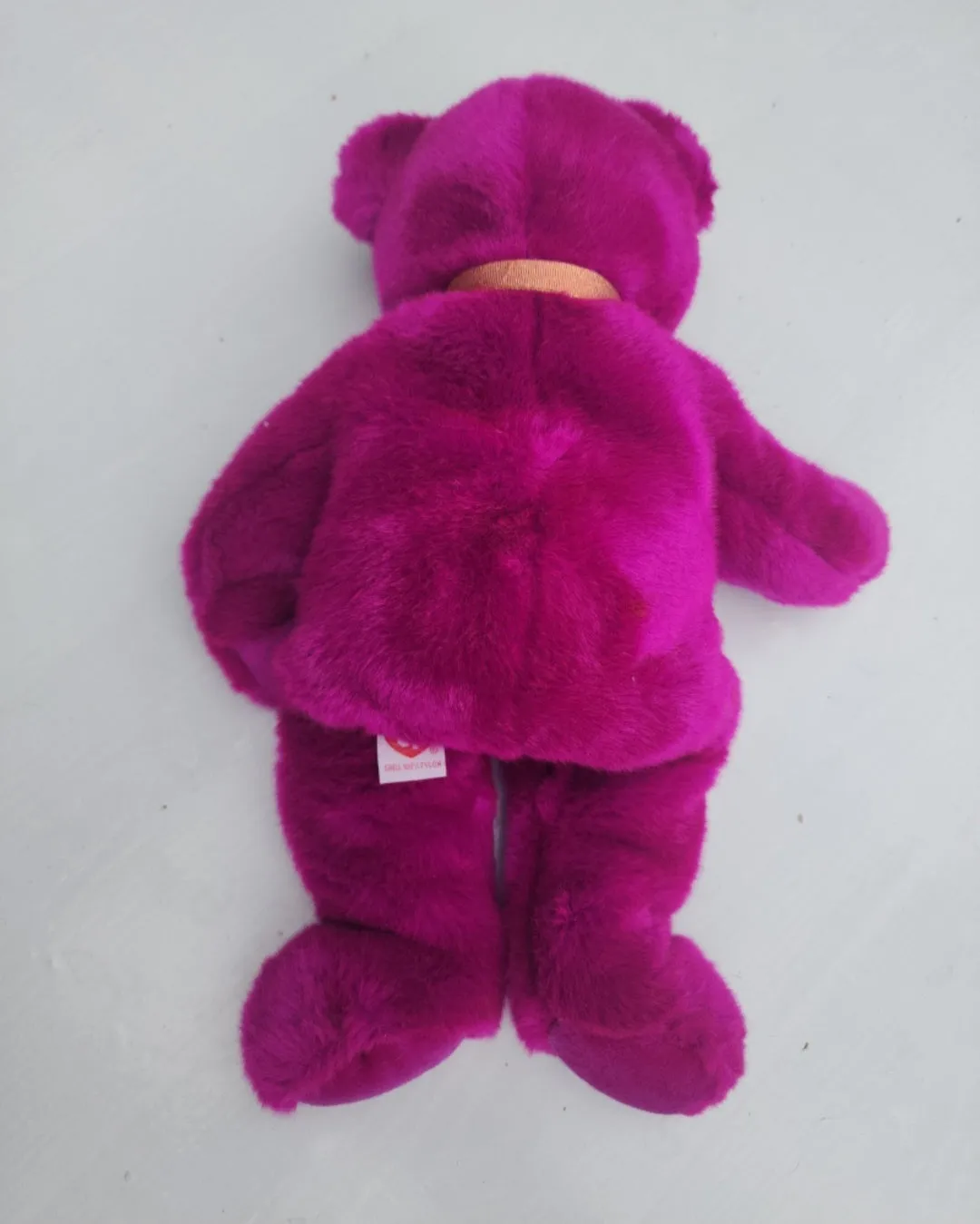 Ty Beanie Babies Millennium Bear Plush 13" has plastic on ear tag