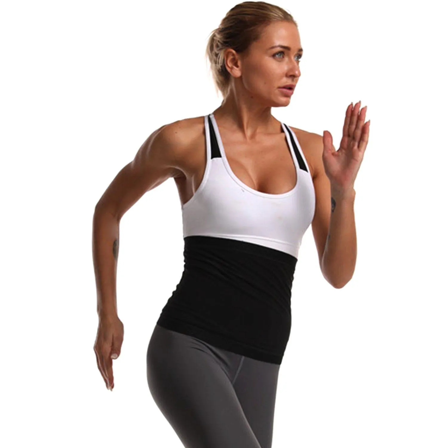 Waist Trimmer Women Sauna Sweat Wraps Waist Slimming Trainer Belt