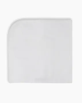 White Cotton Pocket Square