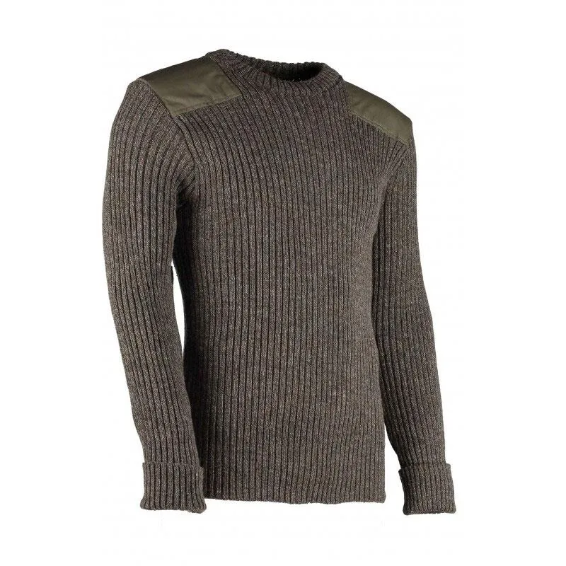 Woolly Pully York Crew Neck Derby Tweed