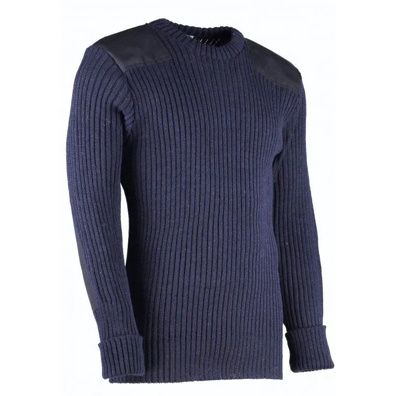 Woolly Pully York Crew Neck Navy