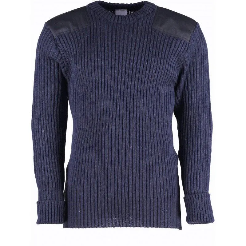 Woolly Pully York Crew Neck Navy