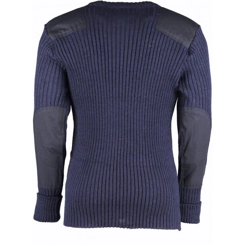 Woolly Pully York Crew Neck Navy