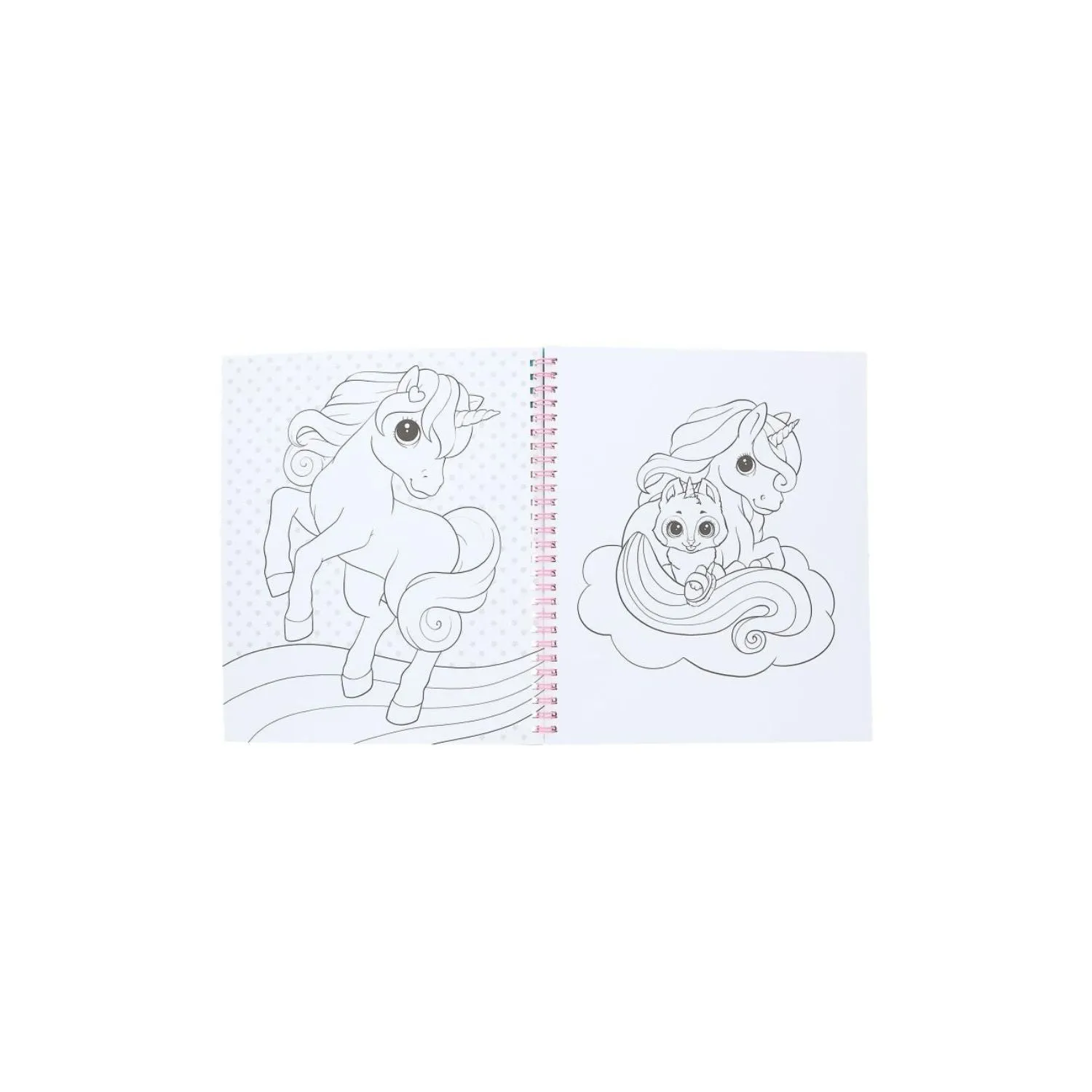 Ylvi Colouring Book With Unicorn And Sequins